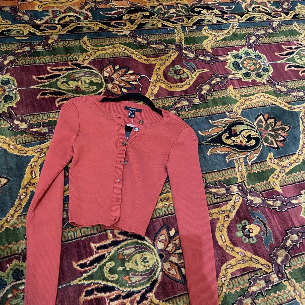 Button up sweater